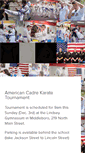 Mobile Screenshot of americancadrekarate.com